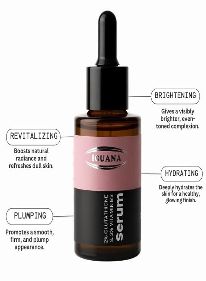 iguana Glutathione Vitamin B3 Skin Brightening Serum, 30ml, All Skin Types, Cleanses, Brightens - Image 5